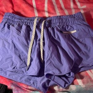 Vuori Lavender Athletic Shorts